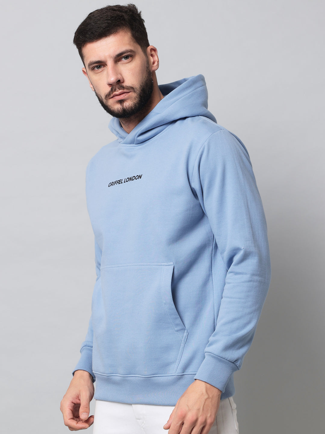 Griffel London Print Regular Fit Hoodie