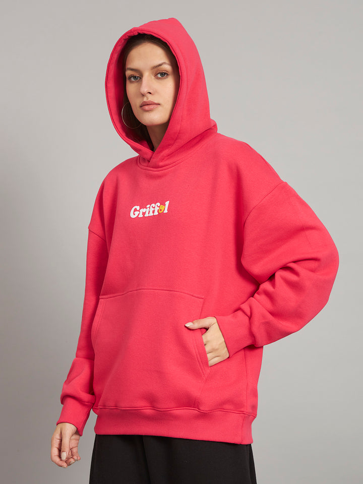 How do I find mine? Print Oversized Hoodie - griffel