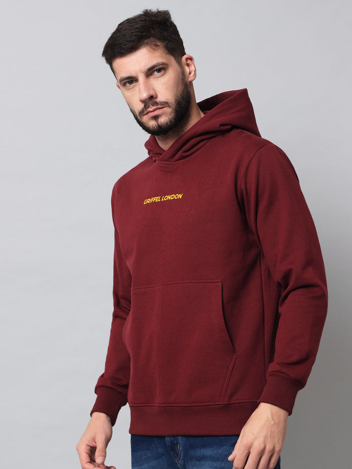 Griffel London Print Regular Fit Hoodie