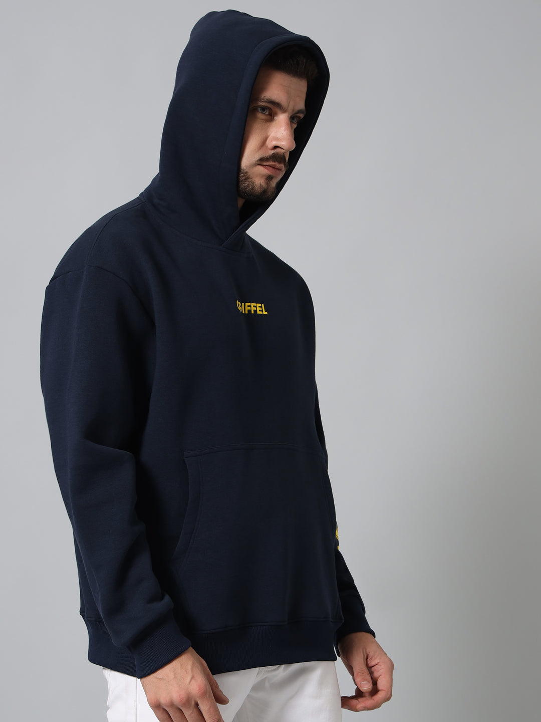 Griffel London Print Regular Fit Hoodie