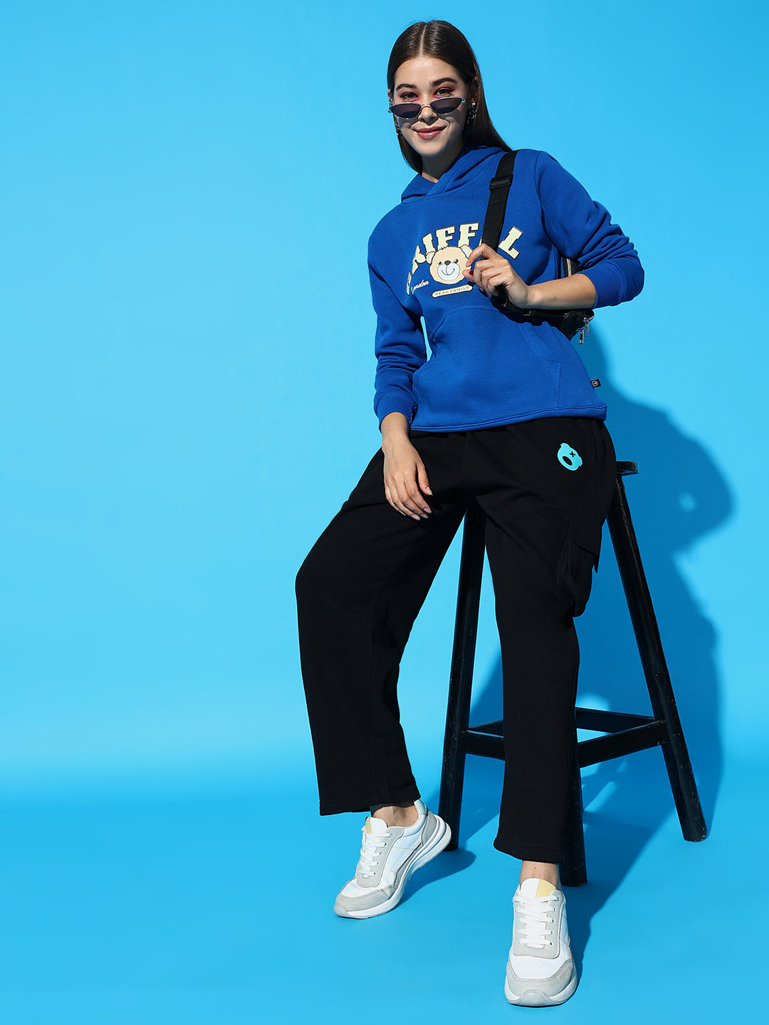 GRIFFEL Oversized Hoodie Neck Tracksuit