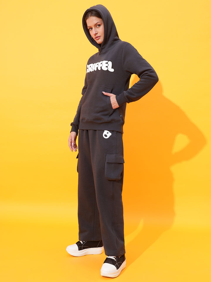 Registered Logo Print Oversized Tracksuit