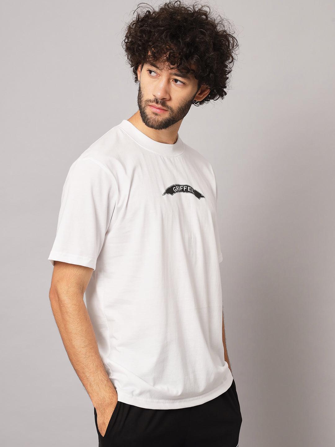 GRIFFEL Men EYE Black oversized T-shirt