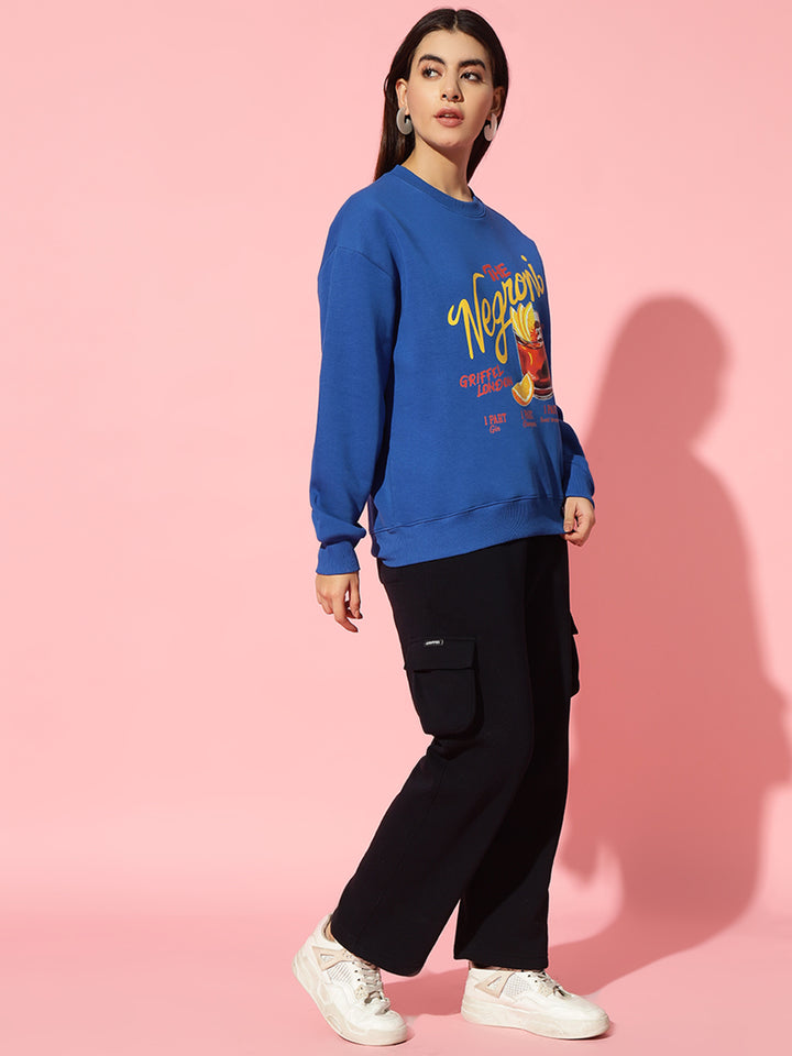 Negroni Royal Oversized Round Neck Tracksuit