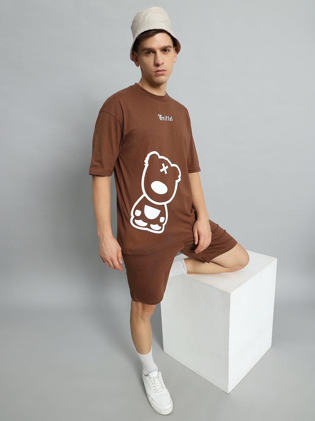 PUFF TEDDY T-shirt and Shorts Set