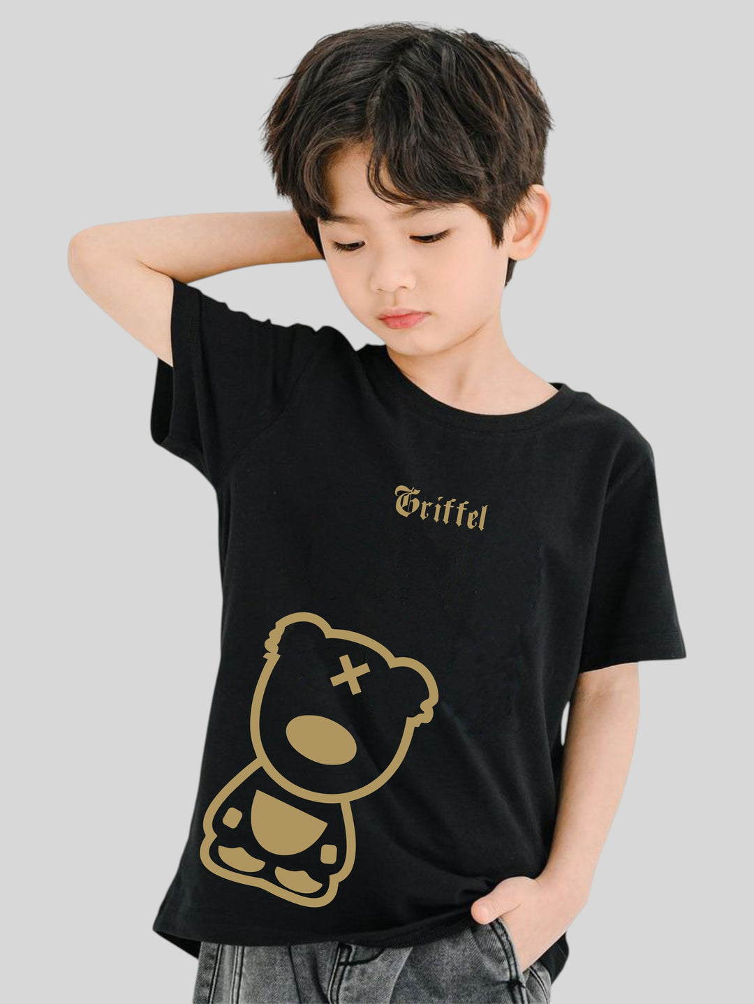 SIDE TEDDY OVERSIZED KIDS T-SHIRT