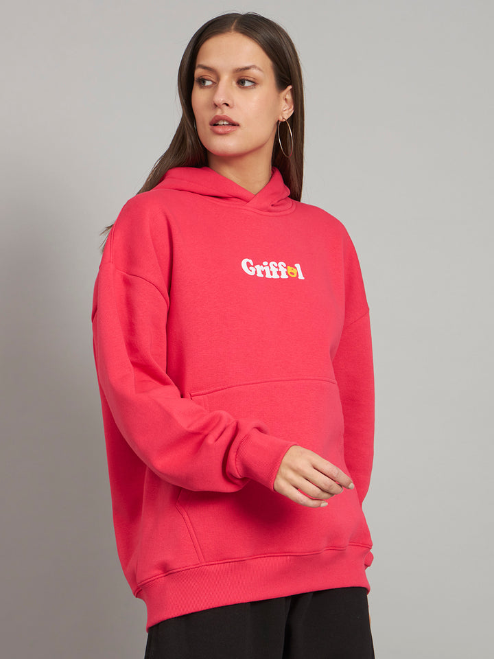 How do I find mine? Print Oversized Hoodie - griffel