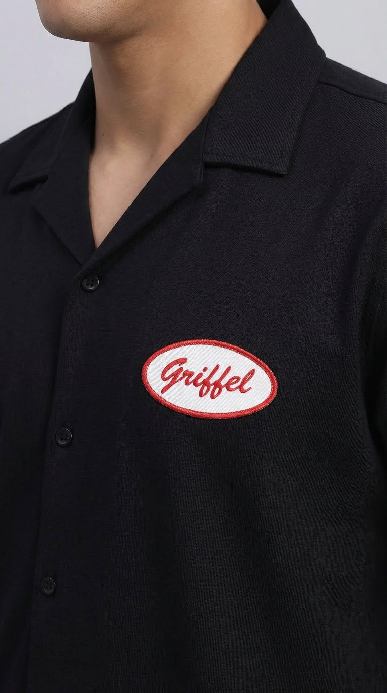 Cafe Cotton Bowling Shirt 🍽️