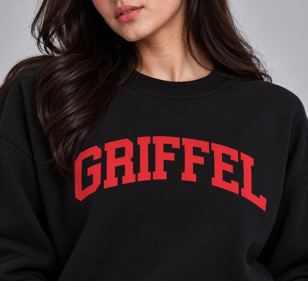 UNIVERSITY  Cotton Fleece Round neck  Oversized Sweatshirt For Women 🎓