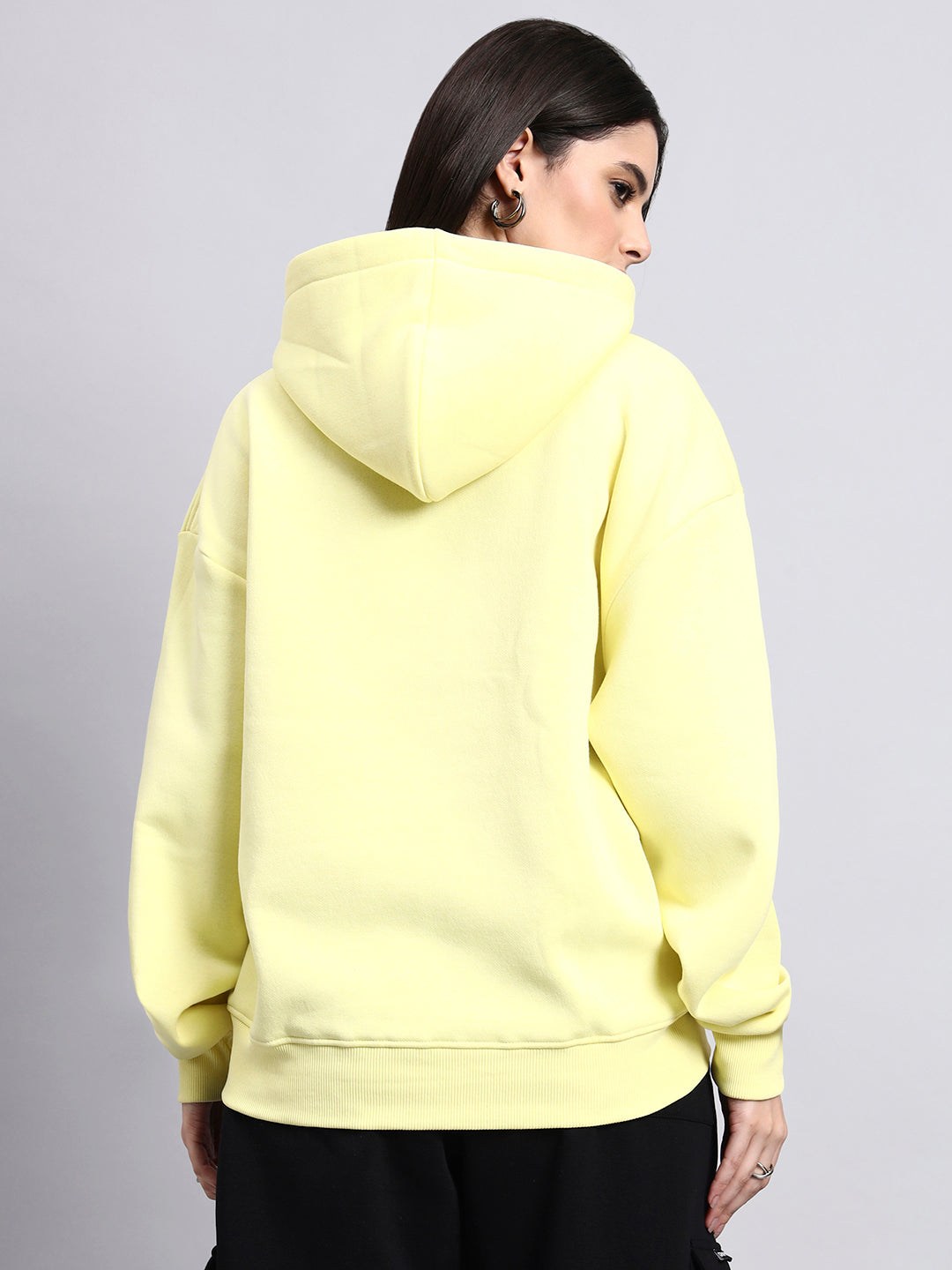 Front Griffel  Oversized Cotton Fleece Hoodie 💛