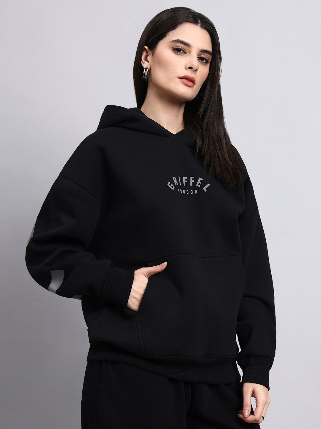 Back Griffel  Oversized Cotton Fleece Hoodie 👑