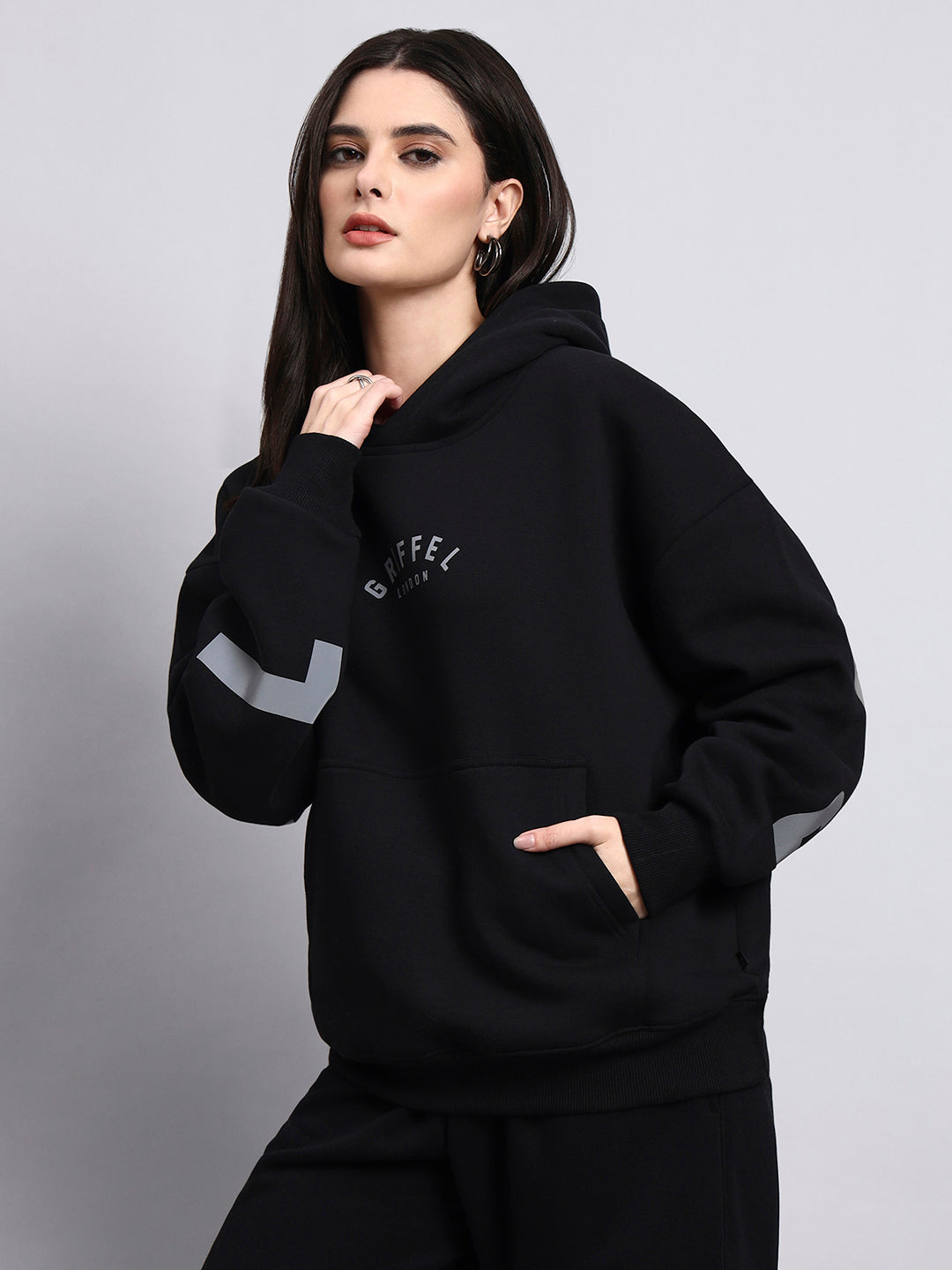 Back Griffel  Oversized Cotton Fleece Hoodie 👑