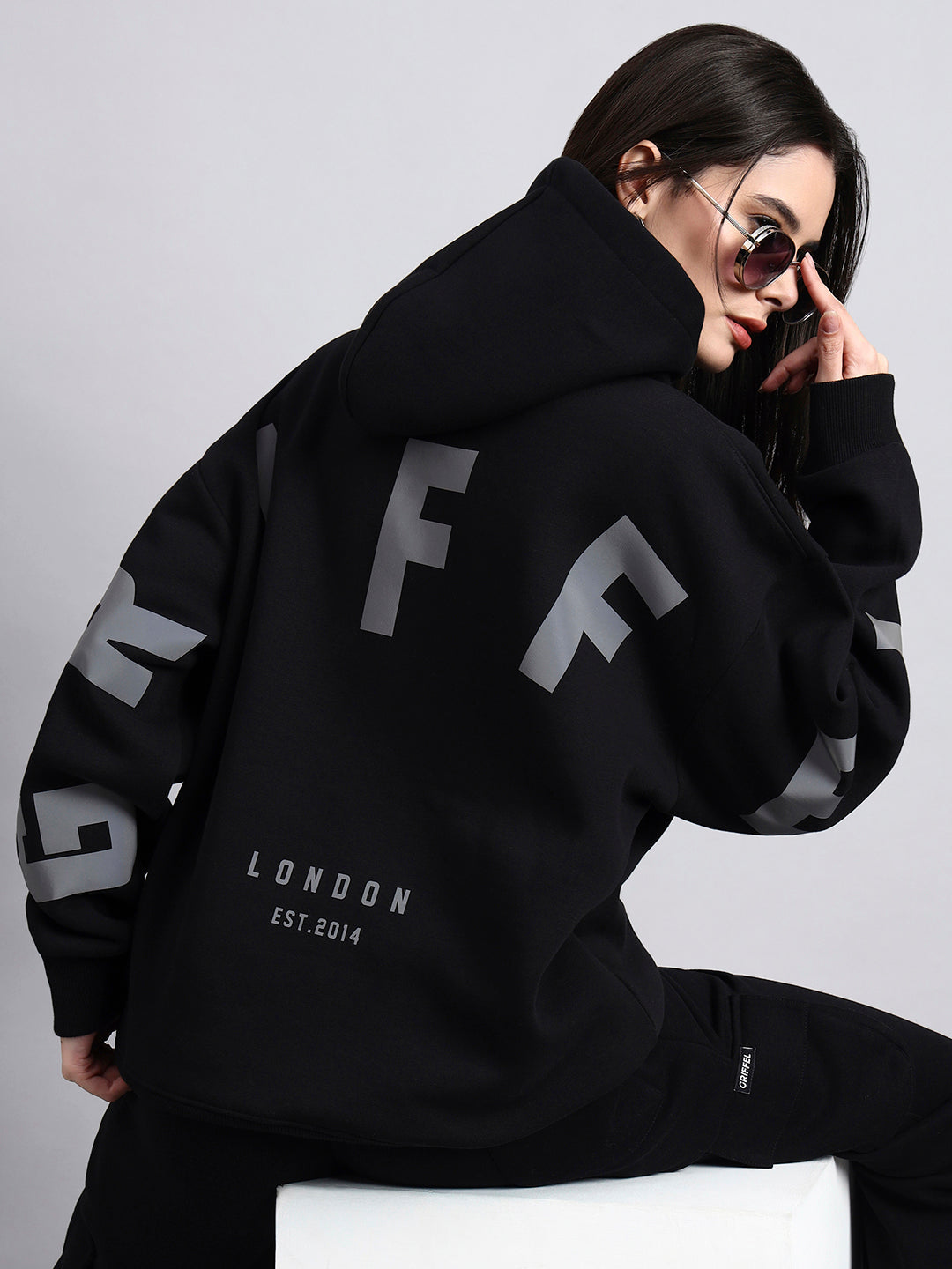 Back Griffel  Oversized Cotton Fleece Hoodie 👑