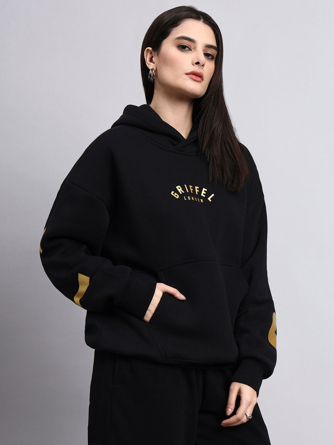 Back Griffel  Oversized Cotton Fleece Hoodie 👑