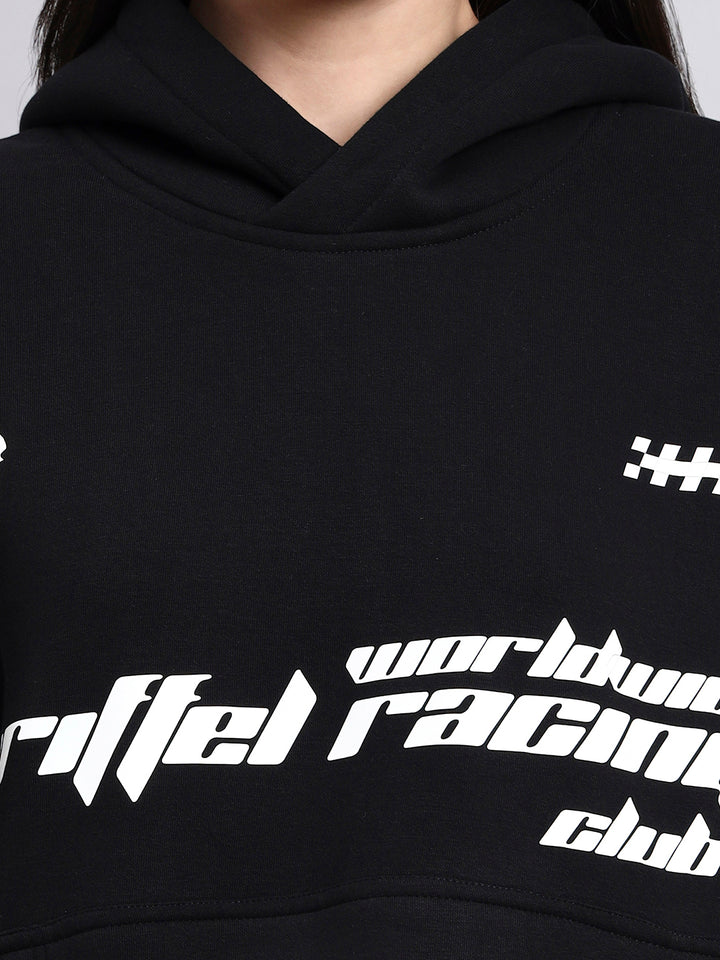 Racing Club Oversized Cotton Fleece Hoodie 🏁