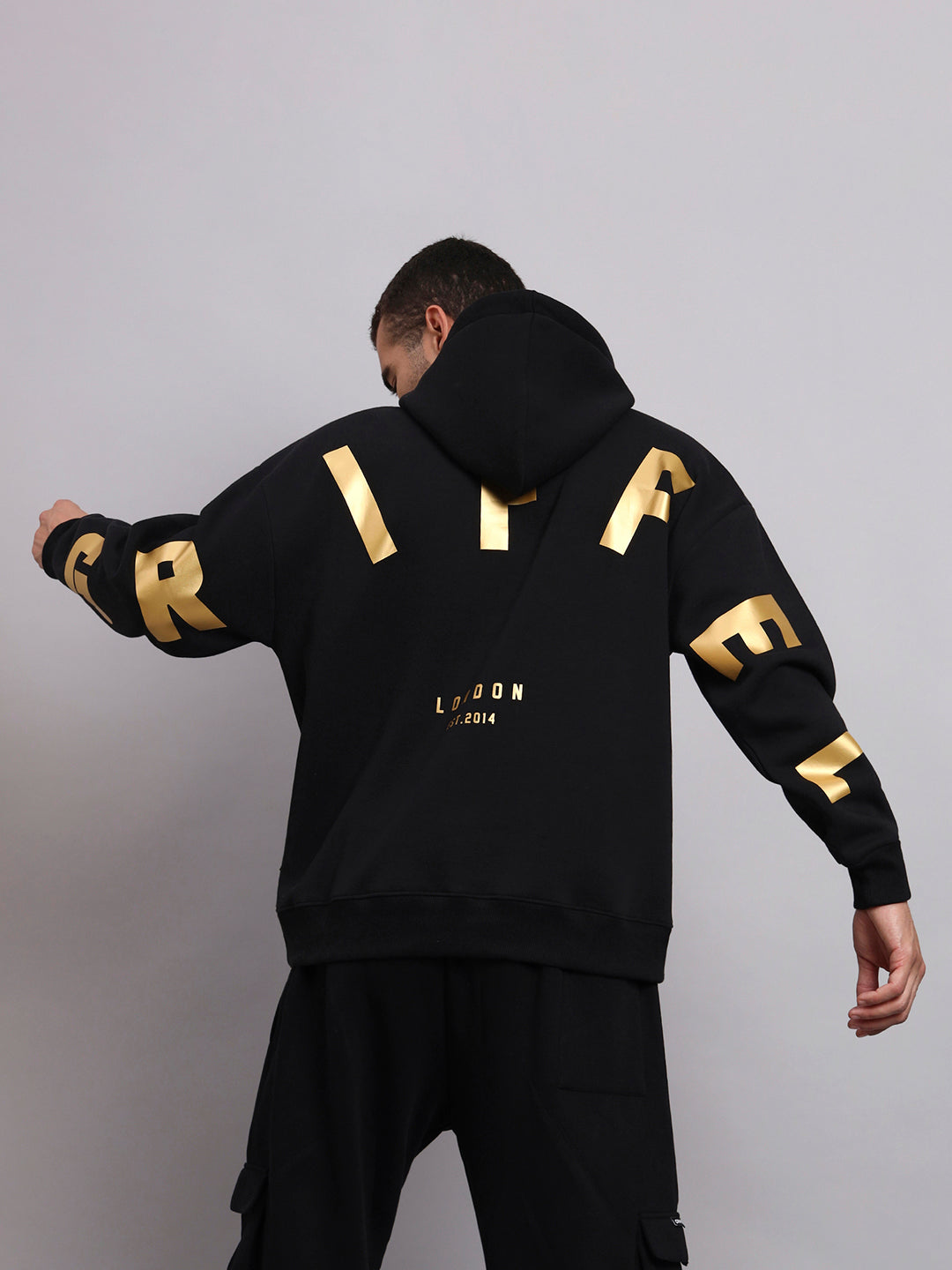 GOLDEN BACK GRIFFEL cotton fleece tracksuit