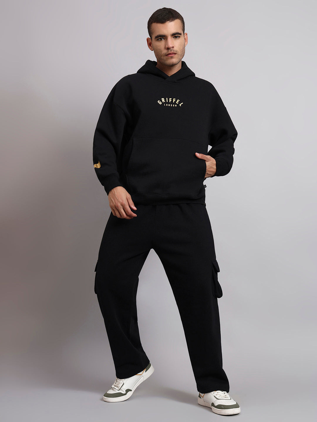 GOLDEN BACK GRIFFEL cotton fleece tracksuit