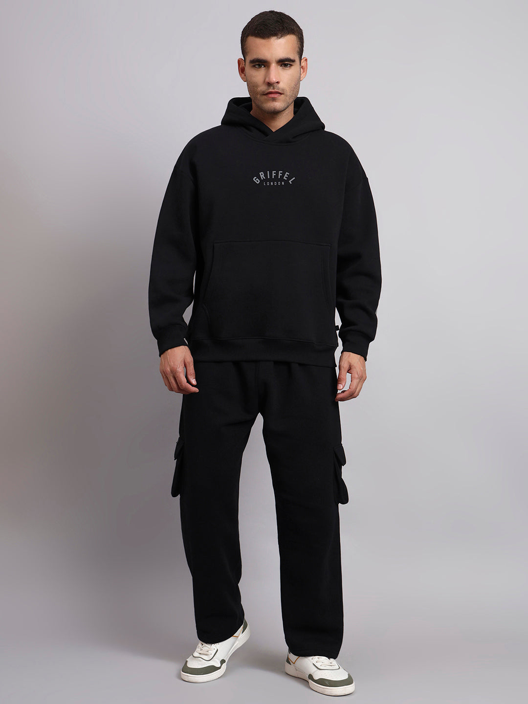 Back Griffel Cotton Fleece oversized Hoodie 👑