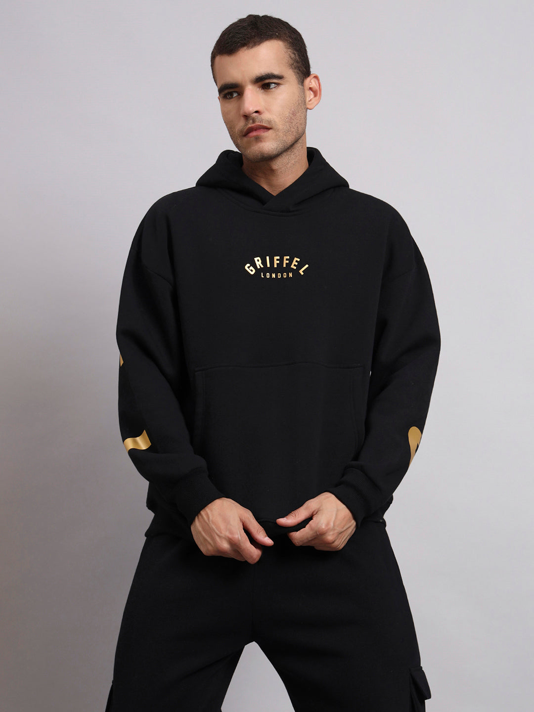 Back Griffel Cotton Fleece oversized Hoodie 🧢