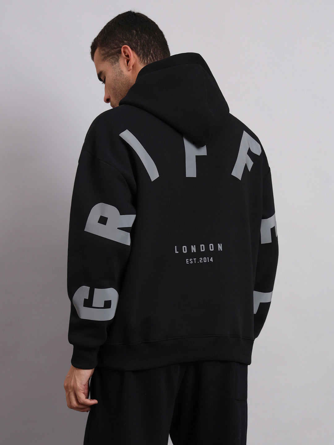 Back Griffel Cotton Fleece oversized Hoodie 🧢