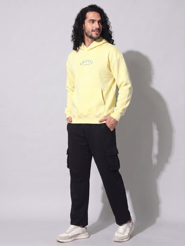 Back Griffel Oversized cotton Fleece Hoodie