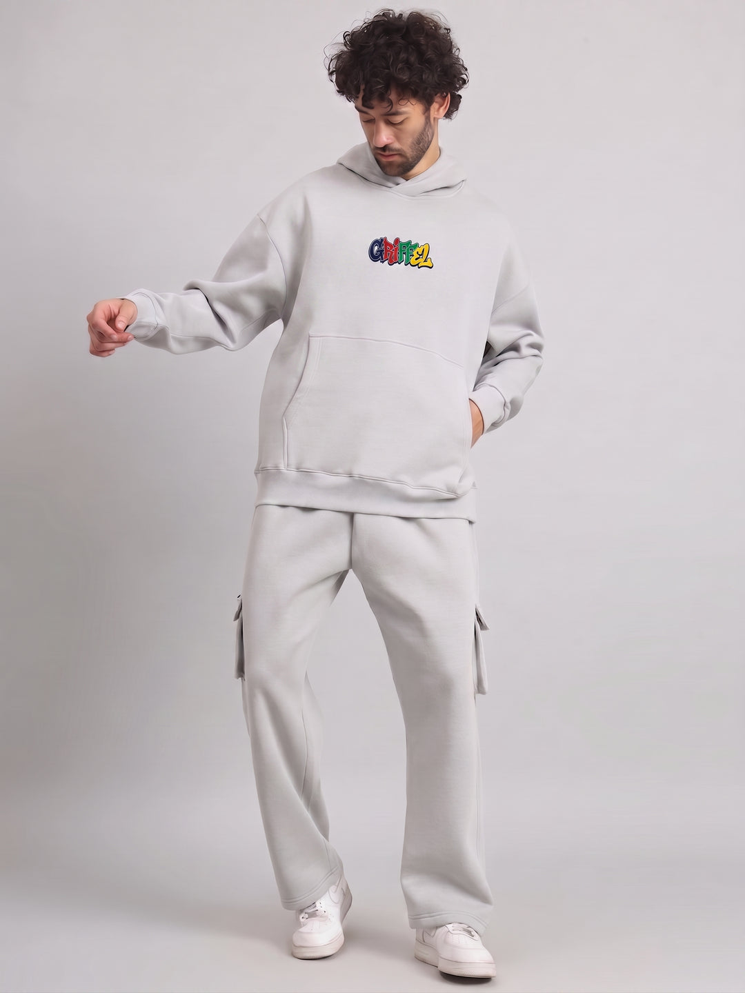 Call Your Shot Oversized cotton Fleece Hoodie