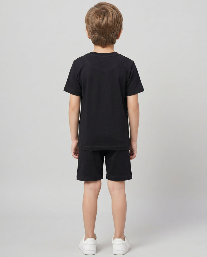 ALL OVER TEDDY T-SHIRT AND SHORTS SET 🐻