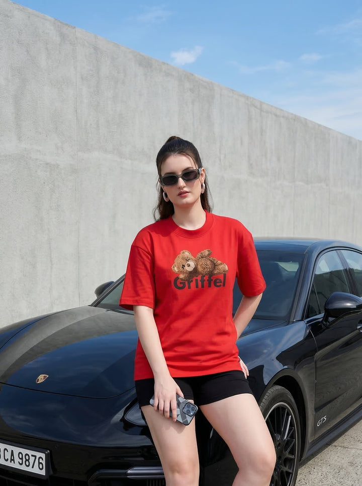 Sleeping Bear OVERSIZED Cotton T-SHIRT 🐻