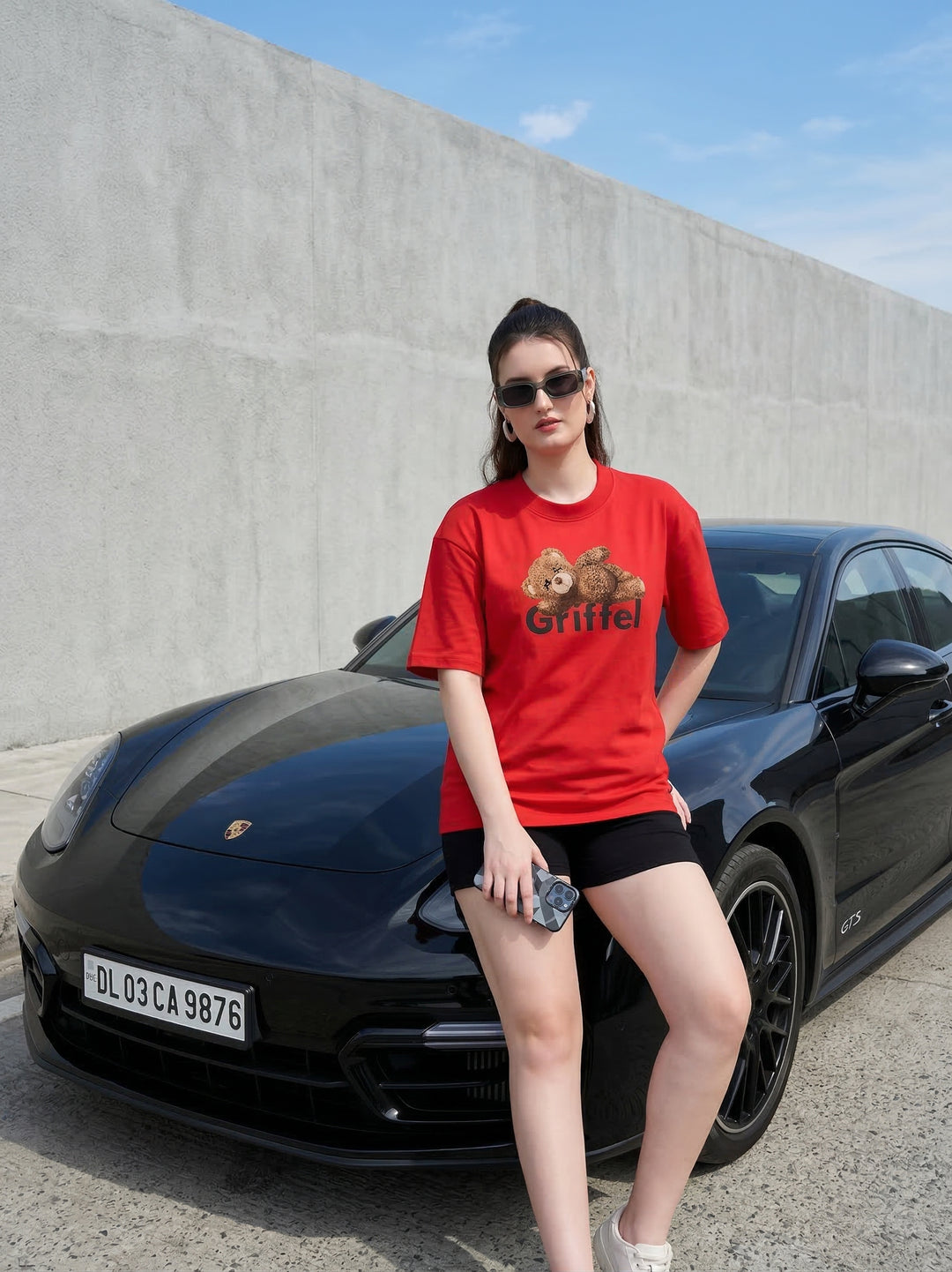 SLEEPING BEAR Oversized Cotton Co-ord set 🐻