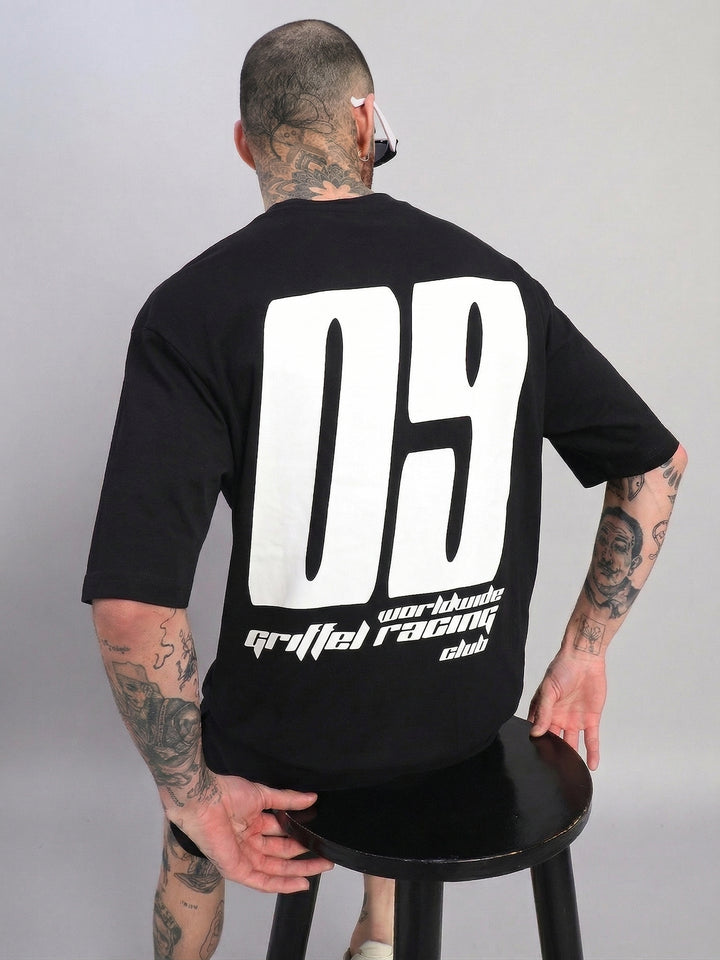 Racing Club Oversized Cotton T-shirt  🏁