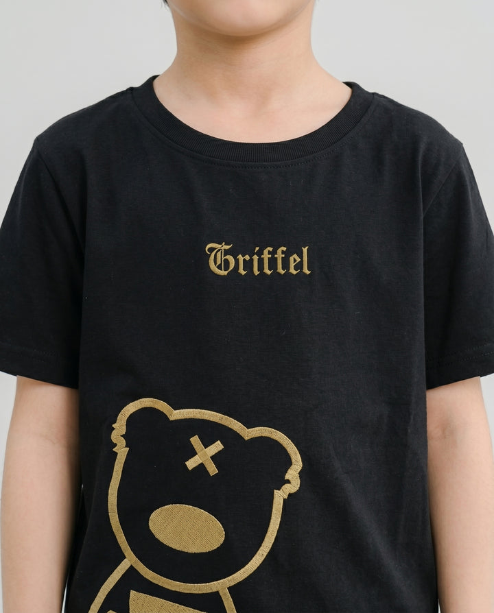 SIDE TEDDY GOLDEN OVERSIZED T-SHIRT AND SHORTS SET ! 🧸