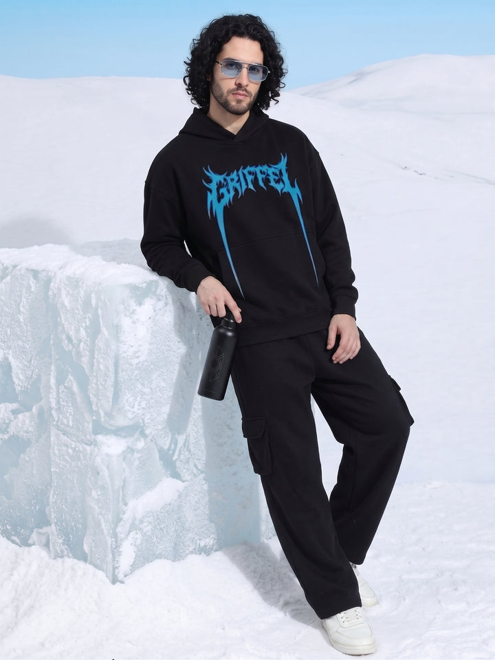 Shockwave Oversized cotton Fleece Hoodie
