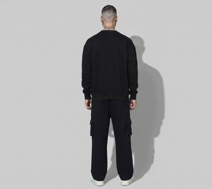 Ferral Teddy Cotton Fleece Oversized Round Neck Tracksuit For Men