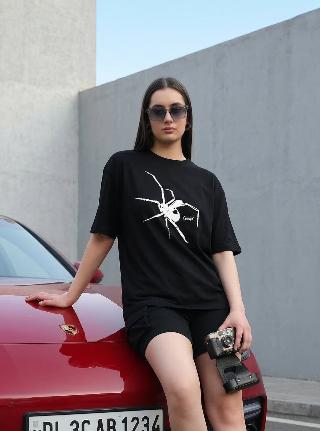 BIG SPIDER OVERSIZED Cotton T-SHIRT 🕷️