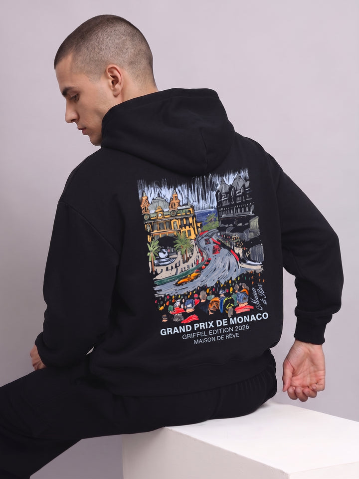 Monaco Oversized cotton Fleece Hoodie