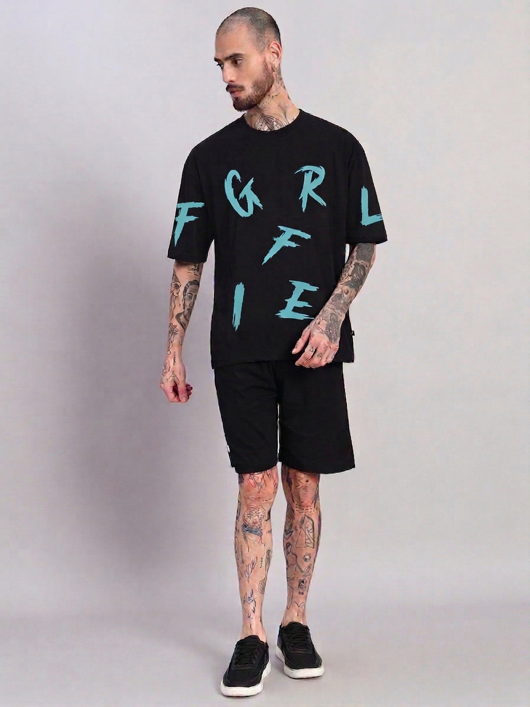 All over Griffel Oversized Cotton T-shirt🫶🏼