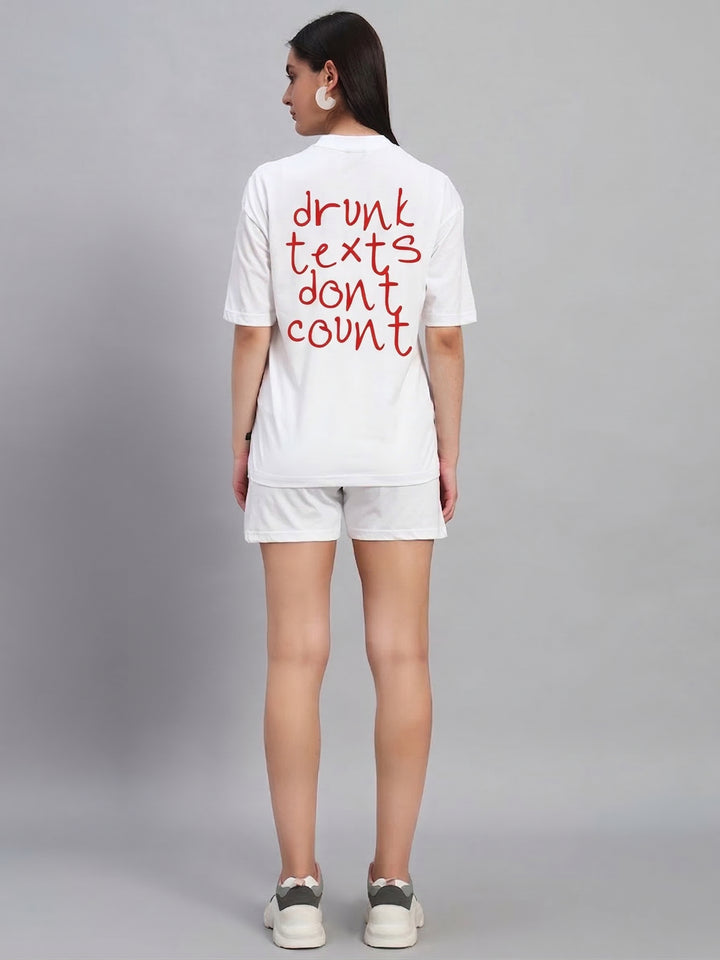 Drunk Text OVERSIZED Cotton T-SHIRT 🥴