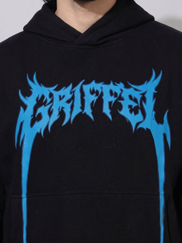 Shockwave Oversized cotton Fleece Hoodie