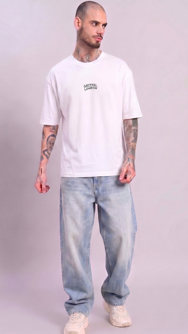 TAKE THE RISK Oversized Cotton T-shirt