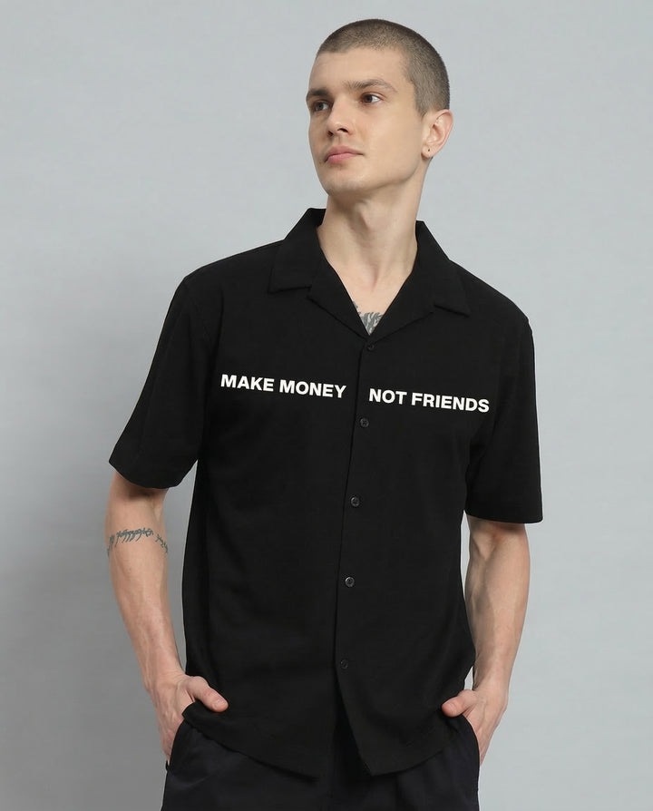 Make Money Cotton Bowling Shirt 💵