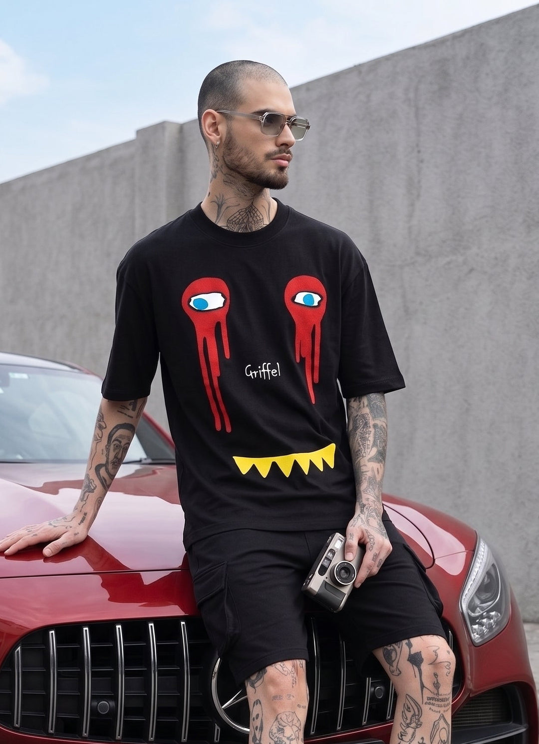 STREET MONSTER Oversized Cotton T-shirt 😈