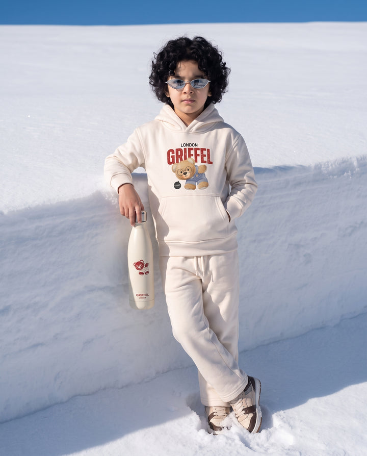 BEAR WHITE OVERSIZED TRACKSUIT FOR BOY
