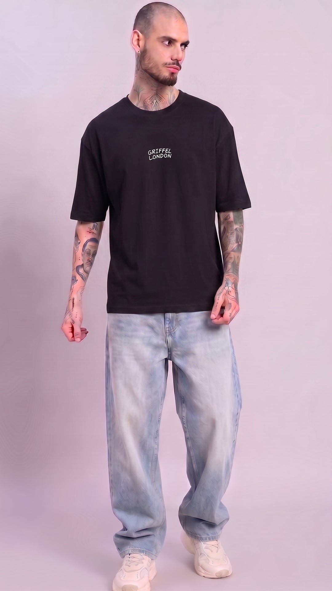 TAKE THE RISK Oversized Cotton T-shirt
