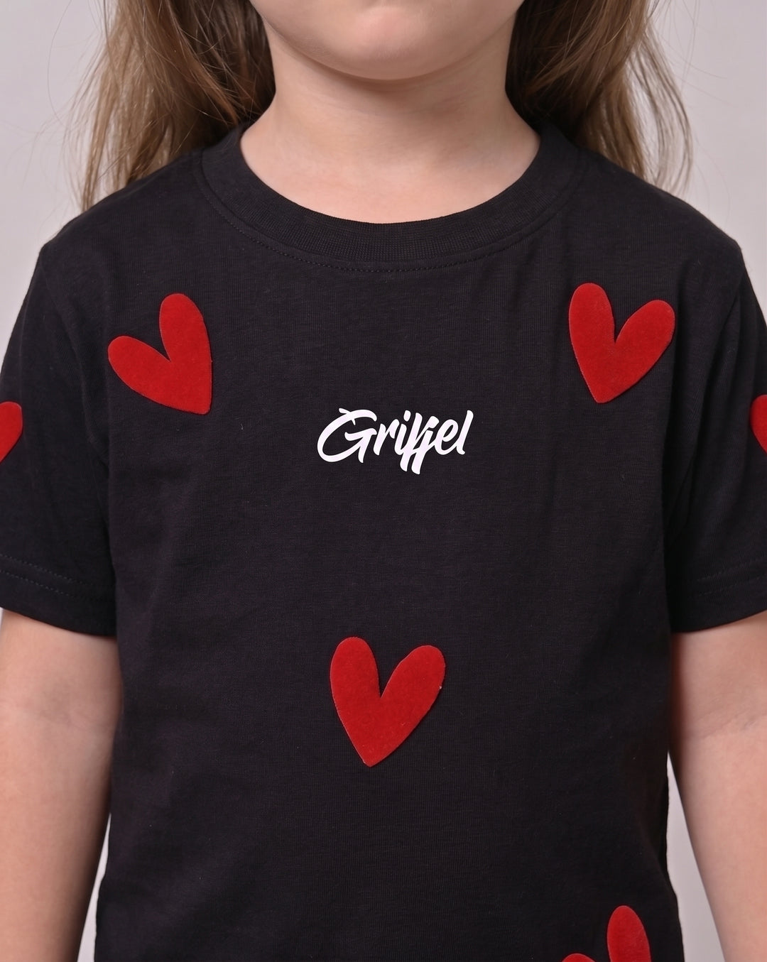 All over Hearts GIRLS OVERSIZED T-SHIRT AND SHORTS SET ♥️
