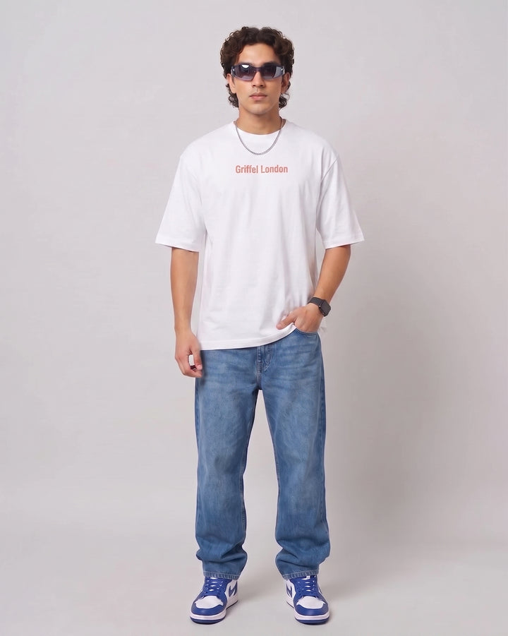 FEELING LUCKY Oversized Cotton T-shirt