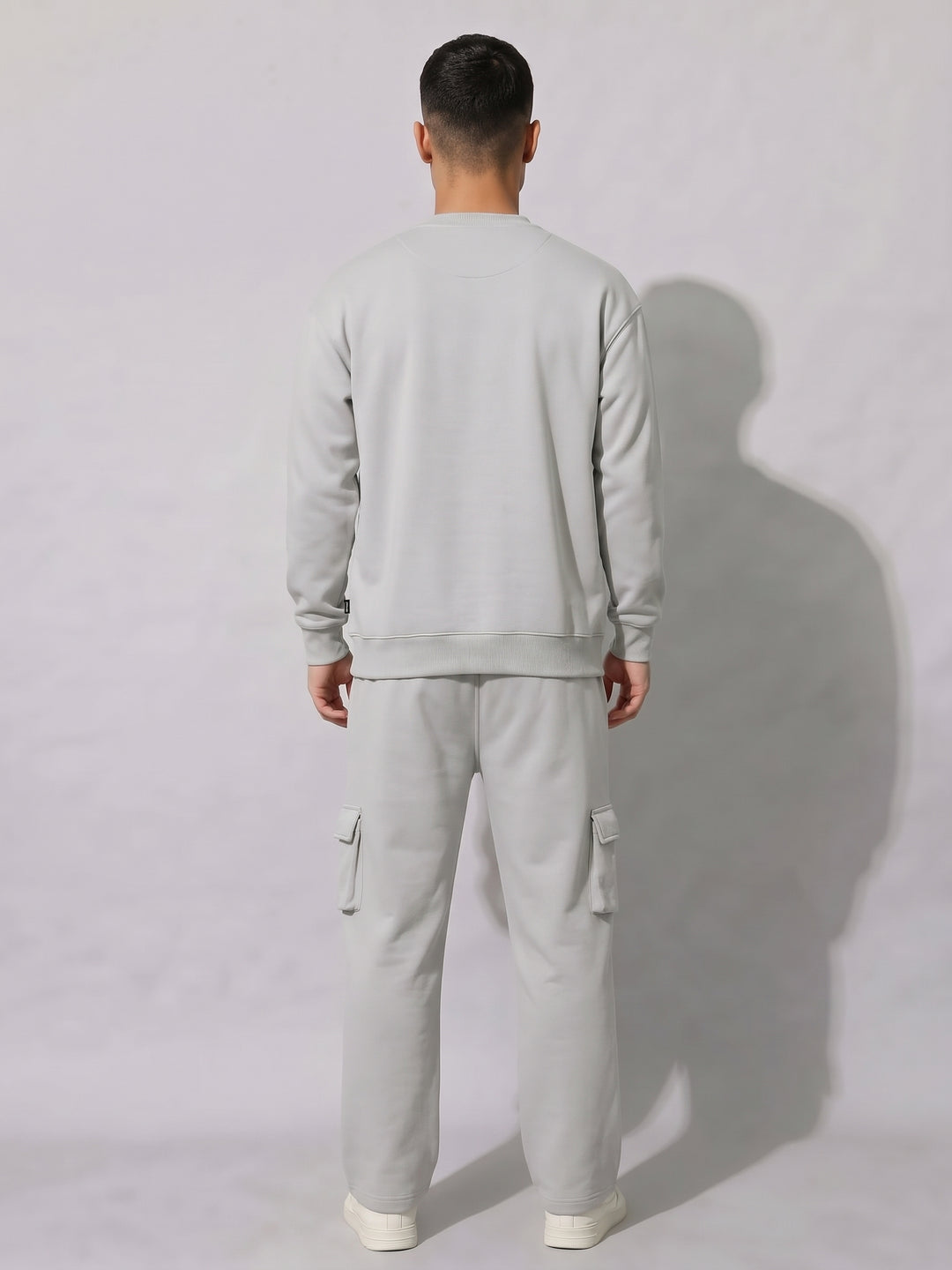 UNIVERSITY  Cotton Fleece Oversized Sweatshirt For Men