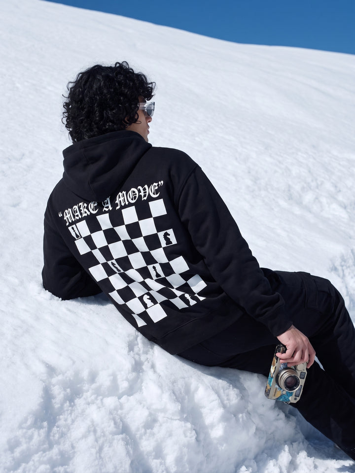 Make A Move Oversized cotton Fleece Hoodie