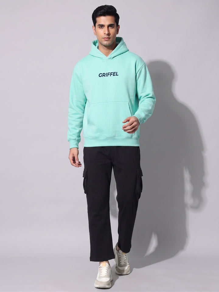Not You Oversized cotton Fleece Hoodie