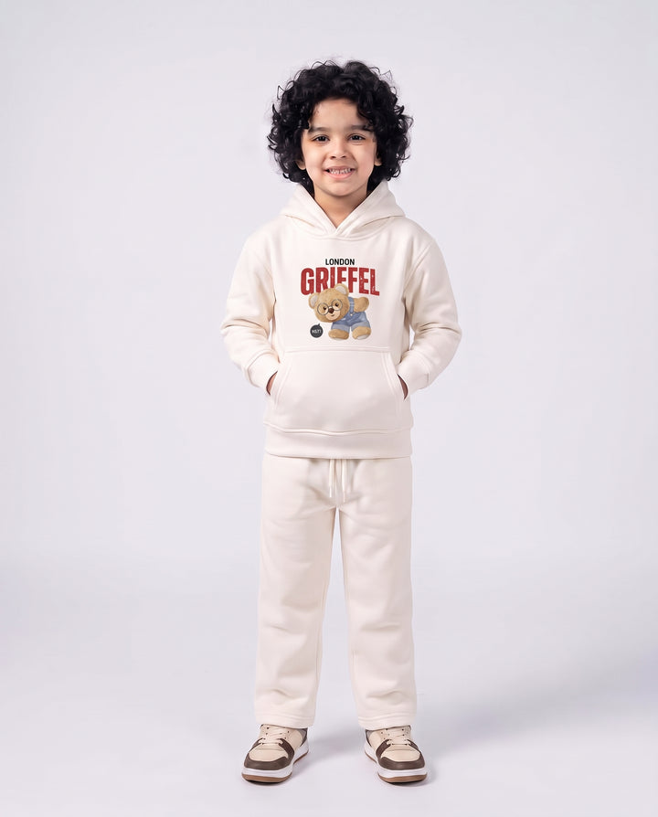 BEAR WHITE OVERSIZED TRACKSUIT FOR BOY