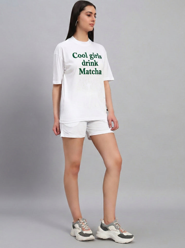 MATCHA Oversized Cotton Co-ord set 🍵